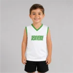 Regata Branca Menino Dedo Verde