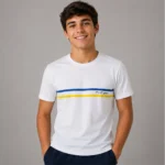 Camiseta Branca Escola Estadual Henrique Kruger