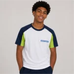 Camiseta Modelo Sesi Senai Manga Raglan com Recorte