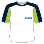Camiseta Modelo Senai Manga Raglan com Recorte