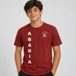 Camiseta Abadia Bordô