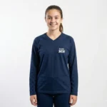 Camiseta Modelo Sesi Gola V Manga Longa