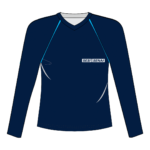 Camiseta Modelo Sesi Senai Gola V Manga Longa