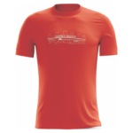 Camiseta Vermelha Gola Redonda Castelo Branco