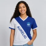 Camiseta Gola V Modelo 1 Aurélio