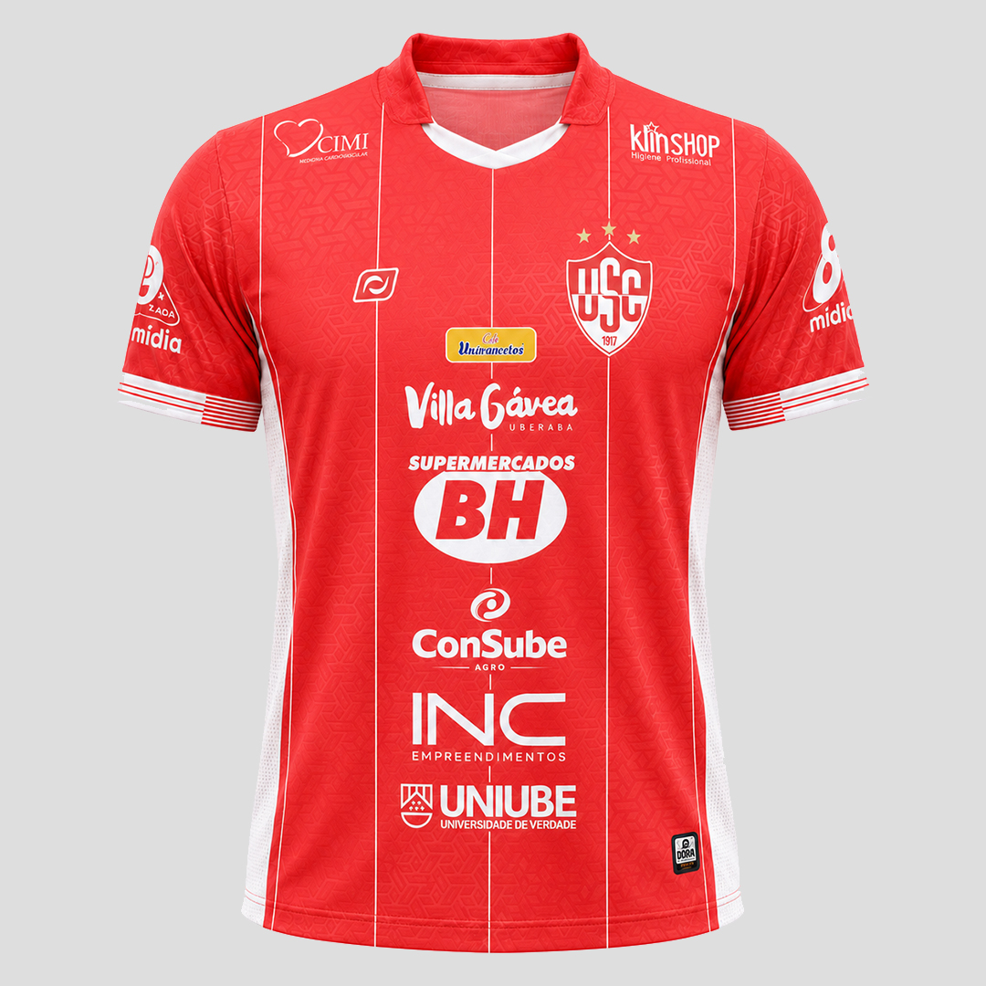 Camisa Oficial Vermelha Uberaba Sport Club 2026