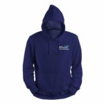 Moletom Capuz Azul Marinho Unissex com bordado Livre Aprender